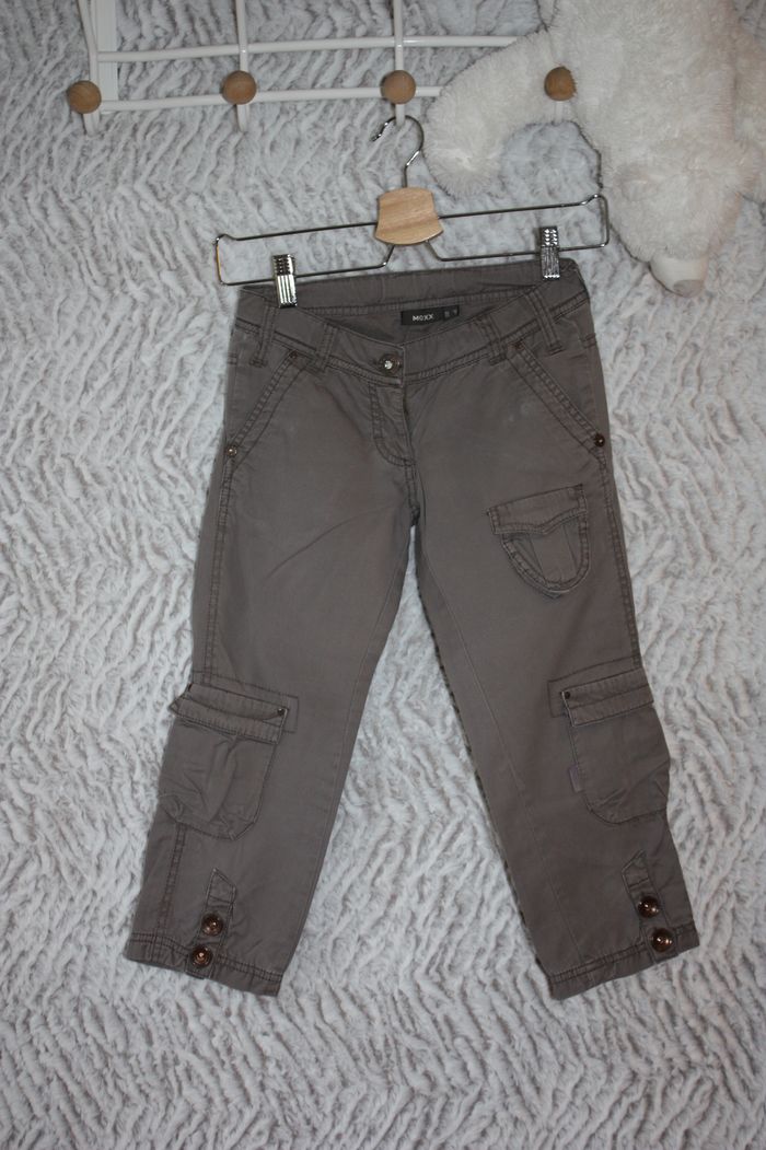 Pantacourt gris taupe MEXX 10 ans - photo numéro 4