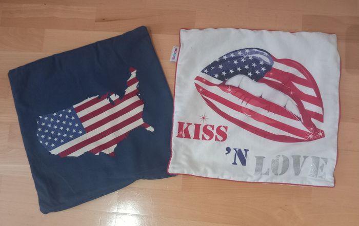 Housses de coussin 40×40 thème USA