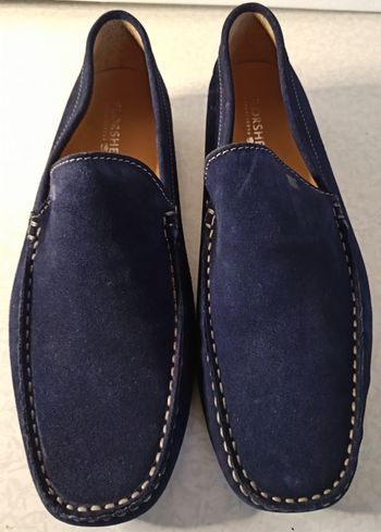 Florsheim Homme Mocassin taille 9 US / 42,5 EU Daim Couleur comète Indigo Suède