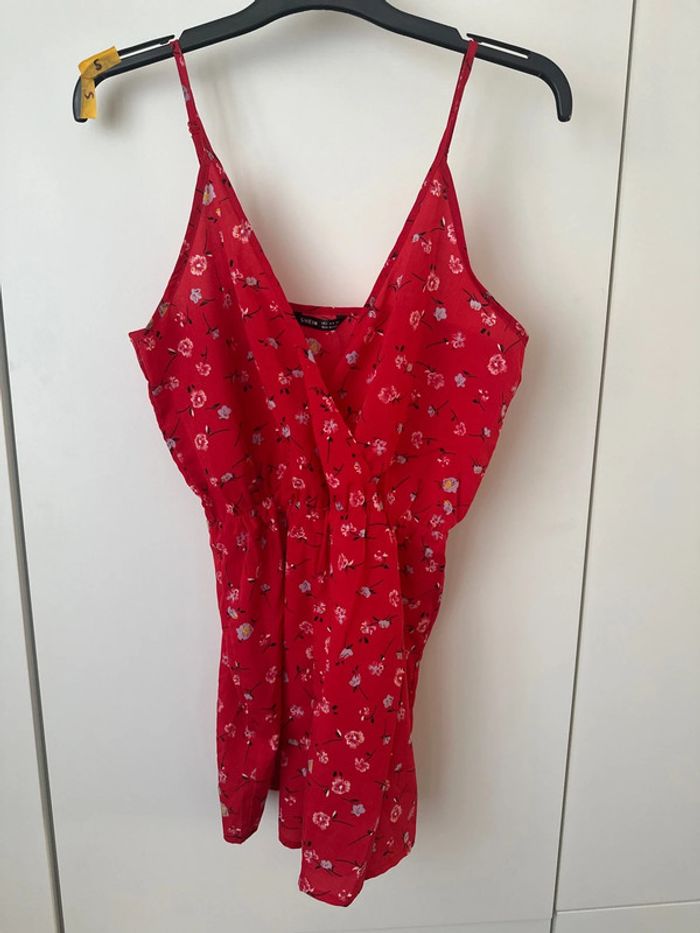 Combi Short fleurie