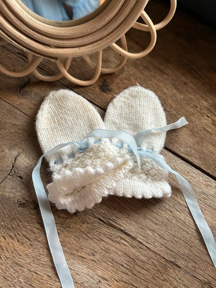 Paire de moufles Vintage