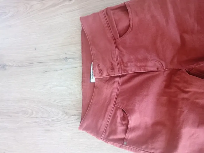 Pantalon slim bordeaux Naf Naf – Taille 42 - photo numéro 5