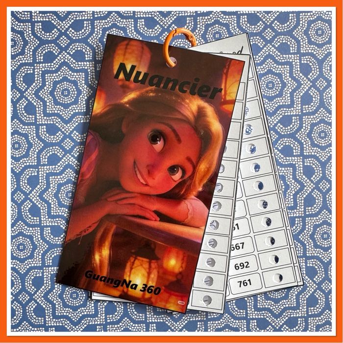 Nuancier guangna 360 numéroté