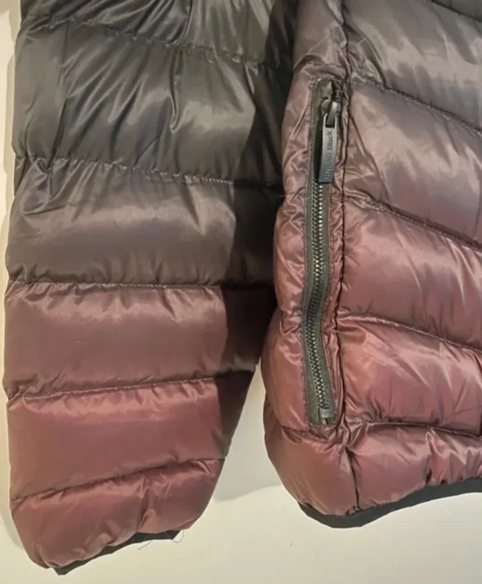 Doudoune Rivaldi Black homme L neuve dégradé noir/bordeaux - photo numéro 2