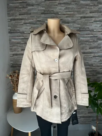 Trench beige crème taille 1