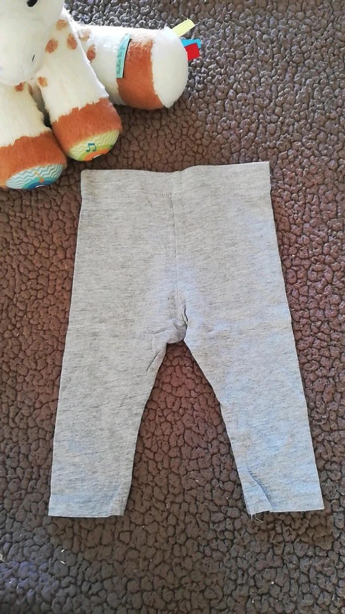 Lot de 3 leggings bébé fille 6 mois - photo numéro 12