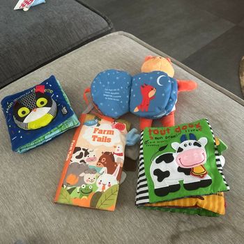 Lot de 4 livres d’éveil
