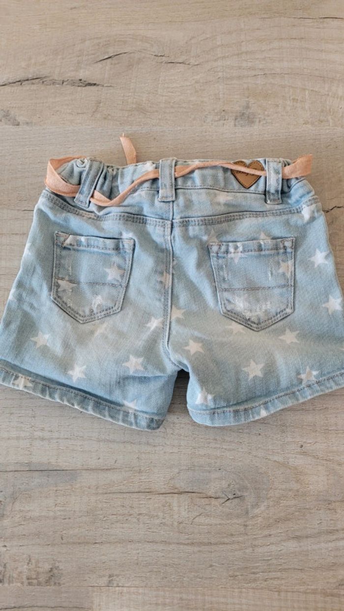 Short jean fille zara baby girl 9/12 mois - photo numéro 2