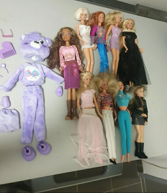 Lot Barbie vintage