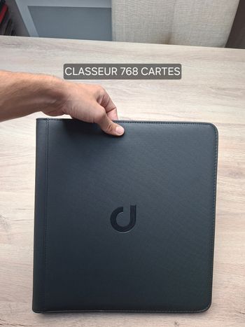 Classeur xxl noir de rangement pour 768 cartes Pokémon / lorcana de qualité premium