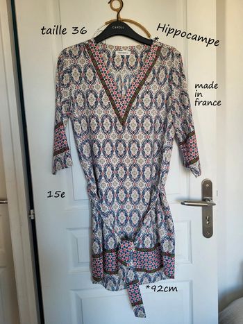 Robe tunique Hippocampe taille 36 état neuf