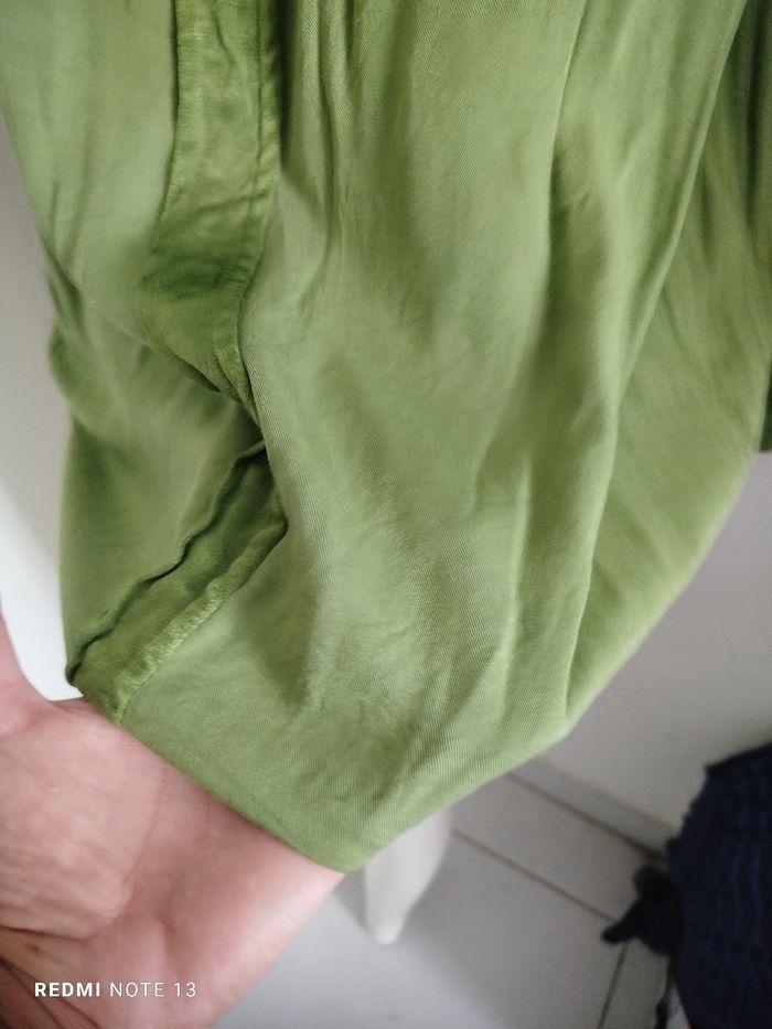 #kytietailleuniquefemme. Chemise blouse manche retroussable taille unique - photo numéro 3