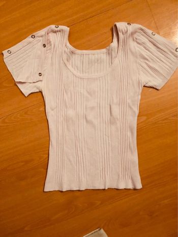 Tee shirt rose poudré taille 40