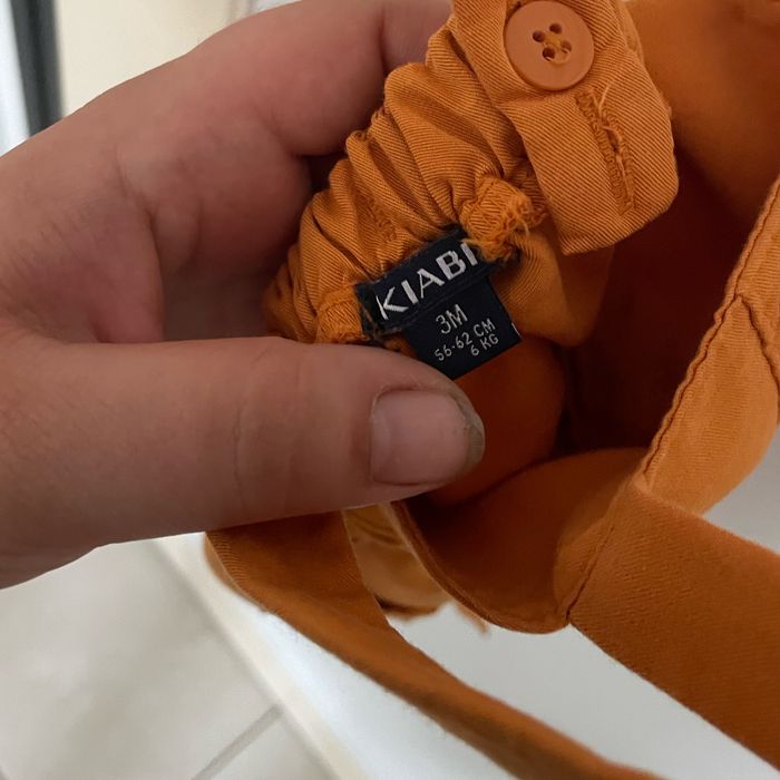 Robe taille 3 mois moutarde - photo numéro 3