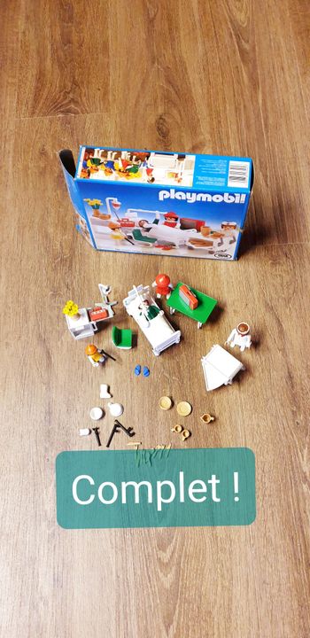 Playmobil - Chambre d'hopital vintage