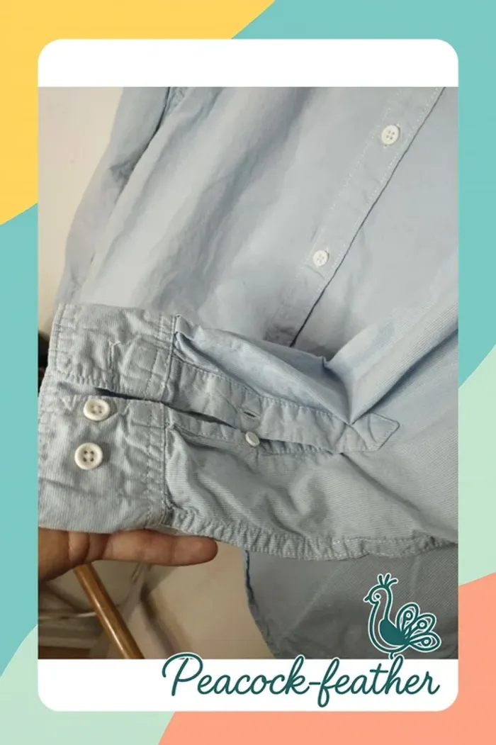 Chemise bleue smog homme L neuve - photo numéro 3