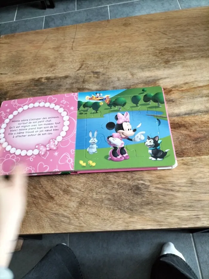 Livre la maison de Mickey mon petit livre puzzle - photo numéro 4