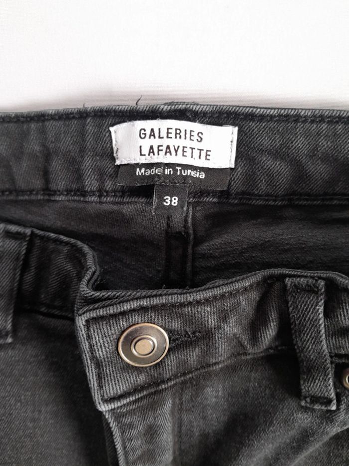 Jean slim taille haute galeries lafayette petit 38 - photo numéro 3