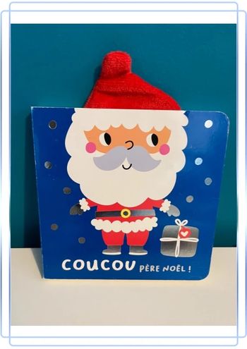 Livre cartonné coucou père Noël neuf