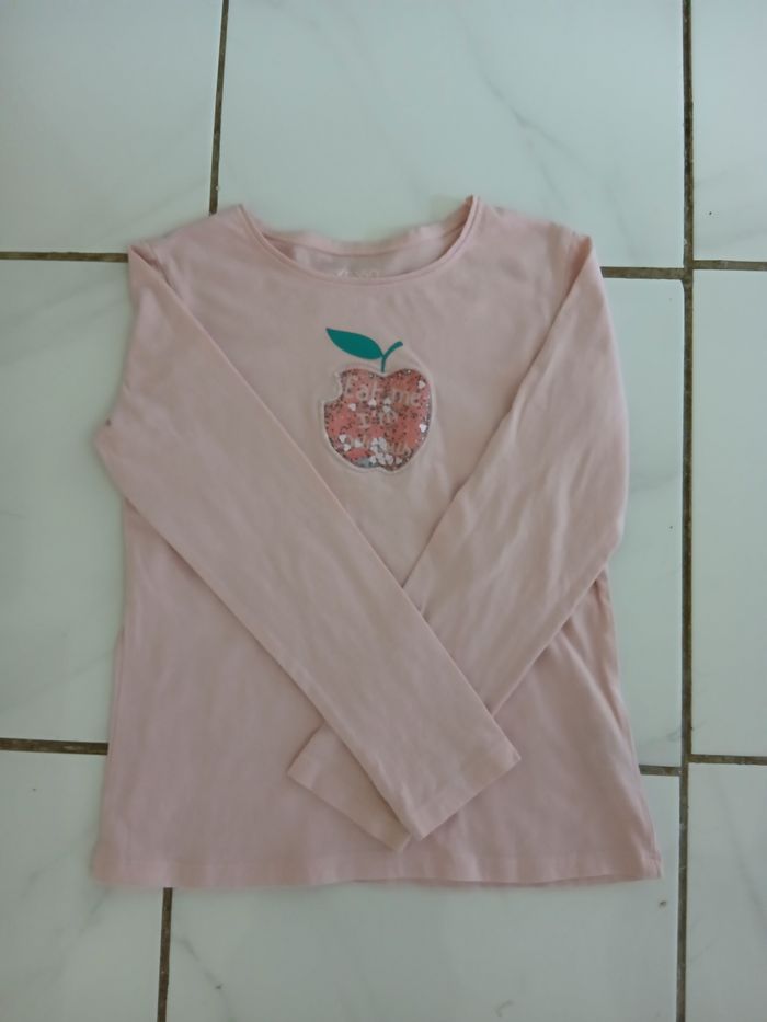 Pull fin en coton fille taille 8 ans marque inextenso tres bonne etat - photo numéro 7