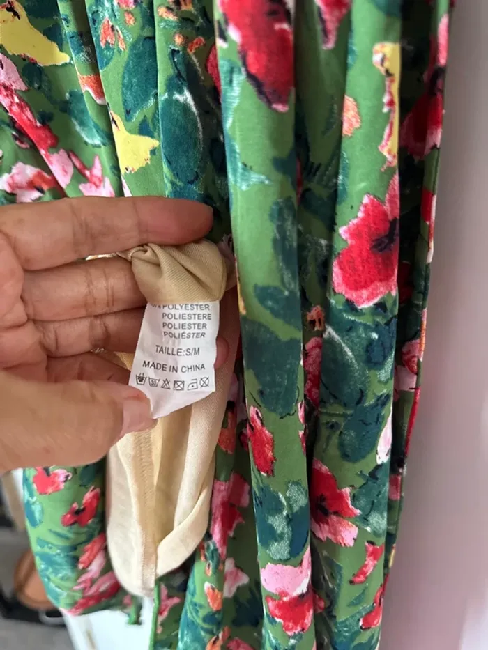 Robe d’été imprimé fleuri taille S/M lillie rose - photo numéro 10