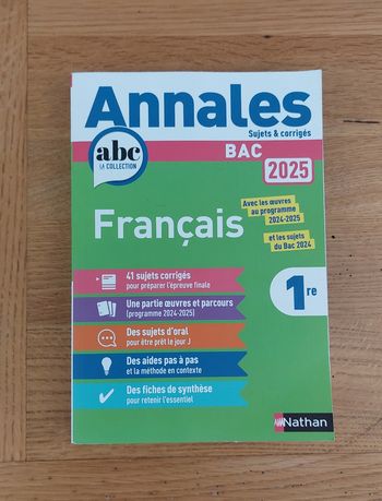 Bac 2025 annales sujets et corrigés