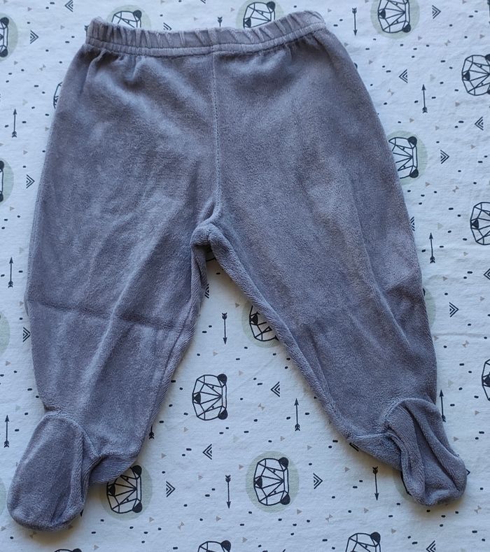 Pyjama 2 pièces en velours taille 9 mois - photo numéro 5