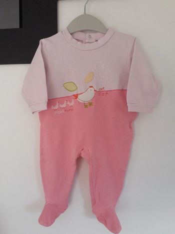 Grenouillère pyjama léger fille 6 mois - Absorba