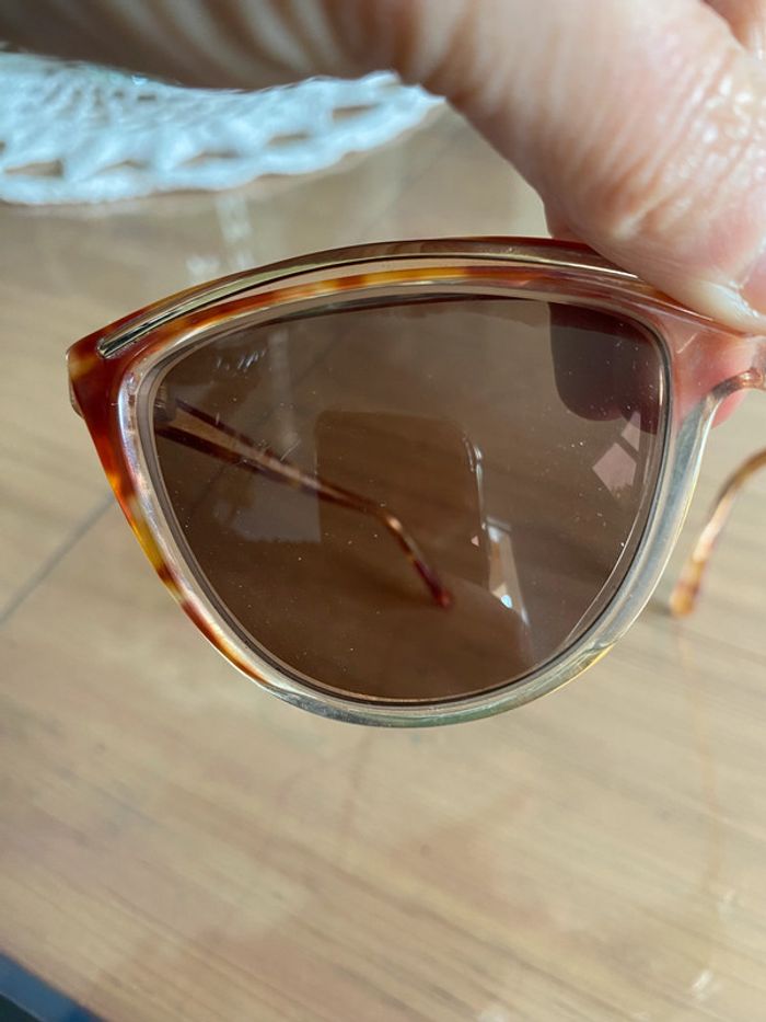 Lunettes de soleil vintage Maggy Rouff marron - photo numéro 10