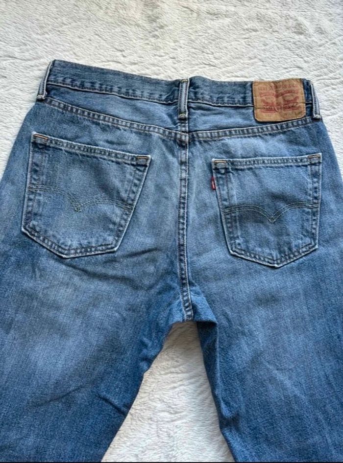 Levi’s 541 W32 (L/42) L30 Jean Athletic Fit slim taper bleu clair délavé fuselé 00s y2k vintage - photo numéro 13