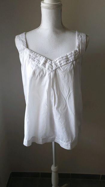 Blouse blanche  été marque Zara taille M