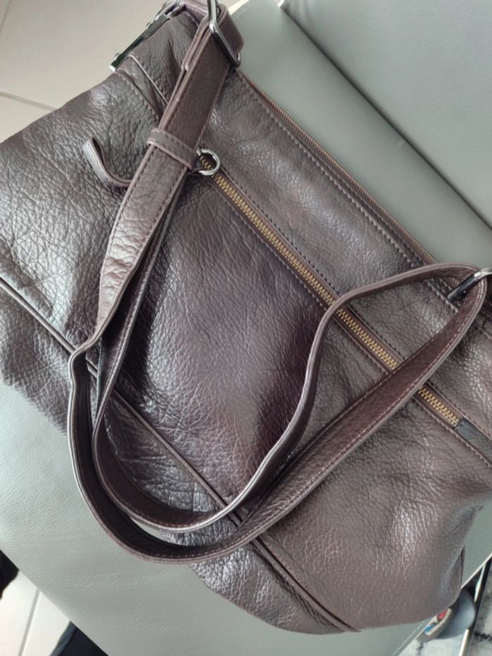 Sac bandoulière cuir - photo numéro 6