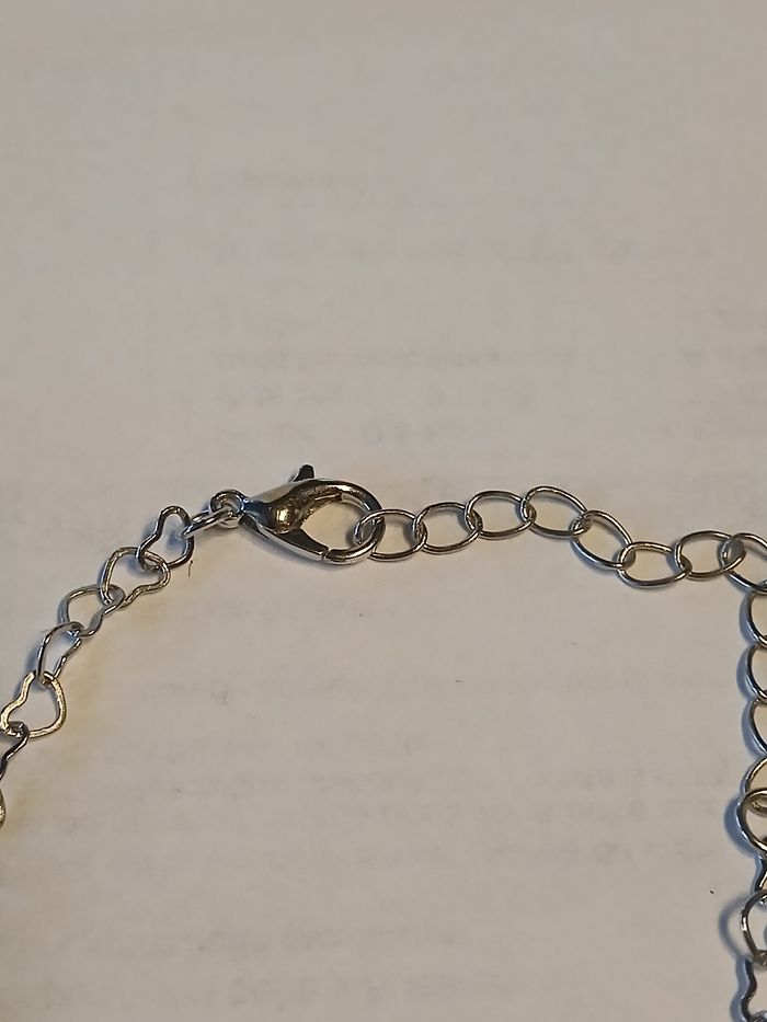 Bracelet avec mailles cœurs - photo numéro 4