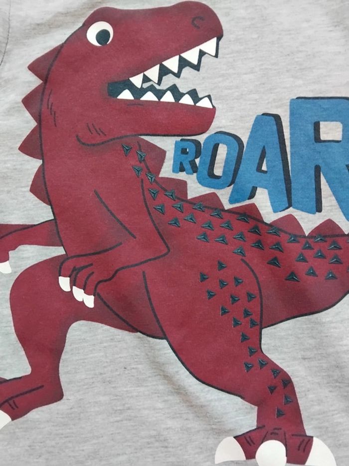 Tee-shirt Dinosaure ,manches longues, c&à, 7 ans - photo numéro 2