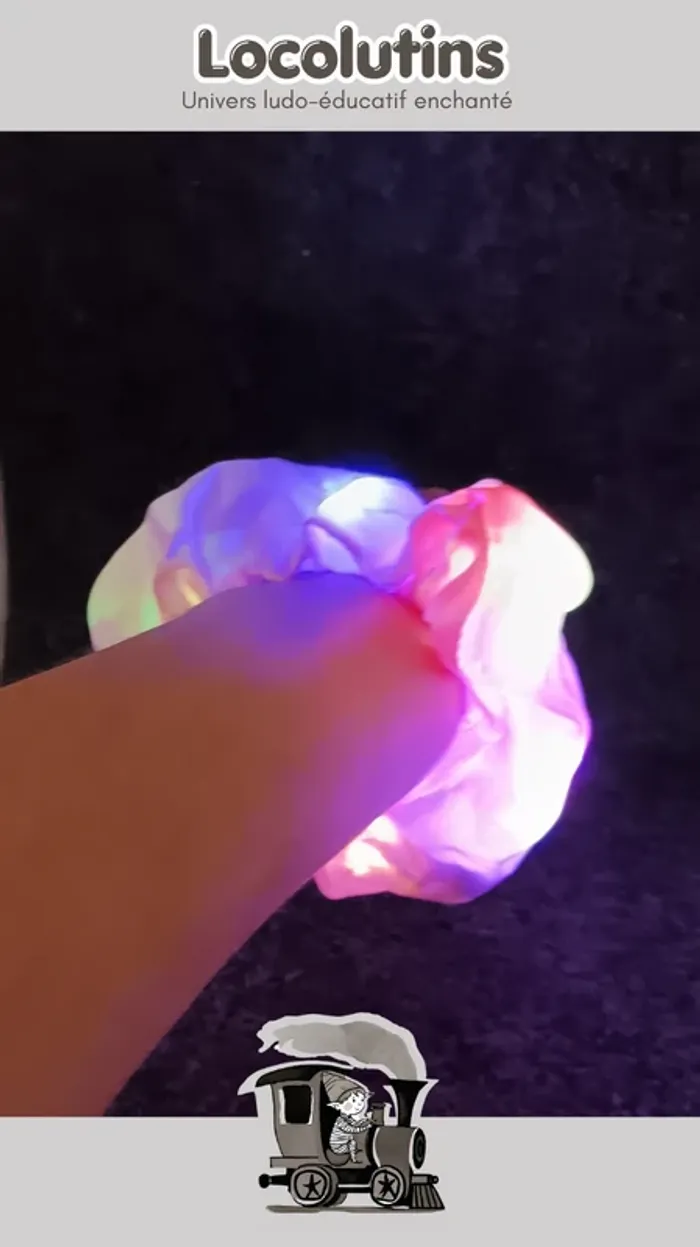 🚂 Élastique LED ▪ rose - photo numéro 2