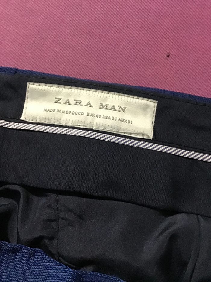 Costume  homme Zara veste T 48 pantalon T 40 porte 1 fois très très bon état - photo numéro 5