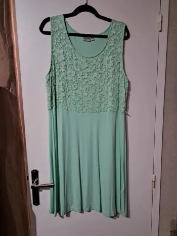 Robe vert menthe