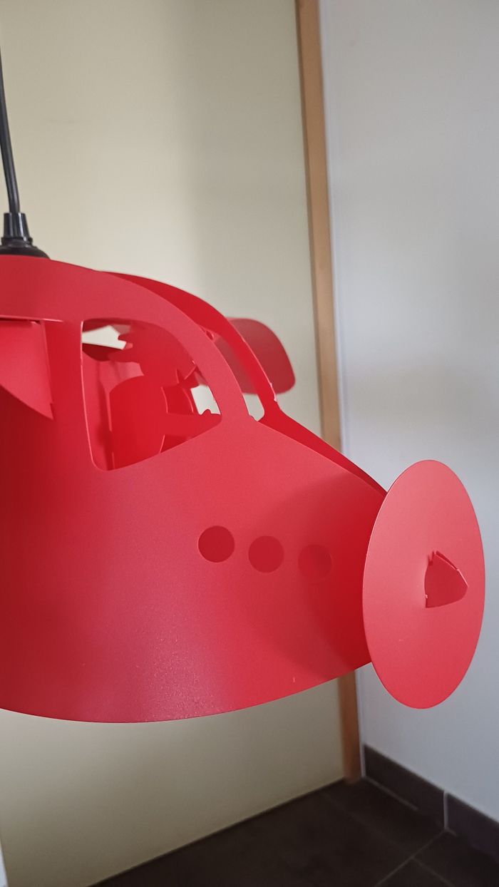 Lampe suspension enfants avion - photo numéro 3