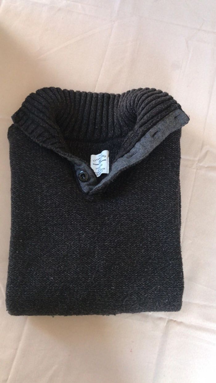 Pull Tom Taylor hiver anthracite/ noir