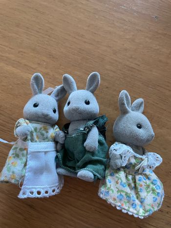 Famille lapin vintage sylvanian families