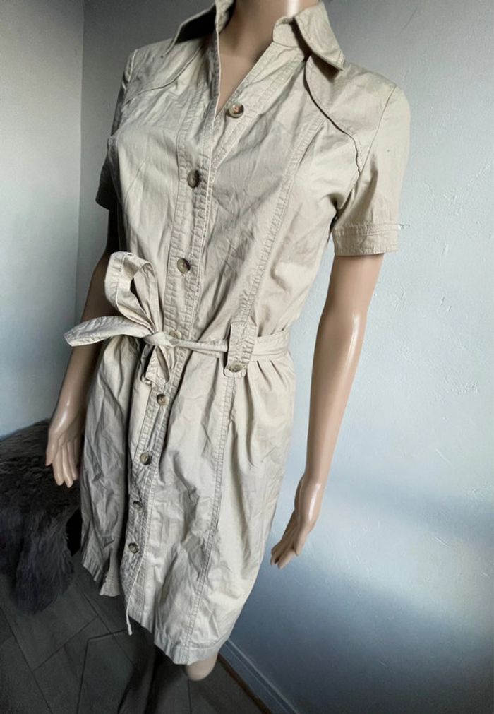 Robe Utilitaire Kaki Hallhuber Basic - Taille 34 ! 🌲