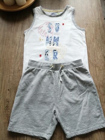 Ensemble garçon short et débardeur