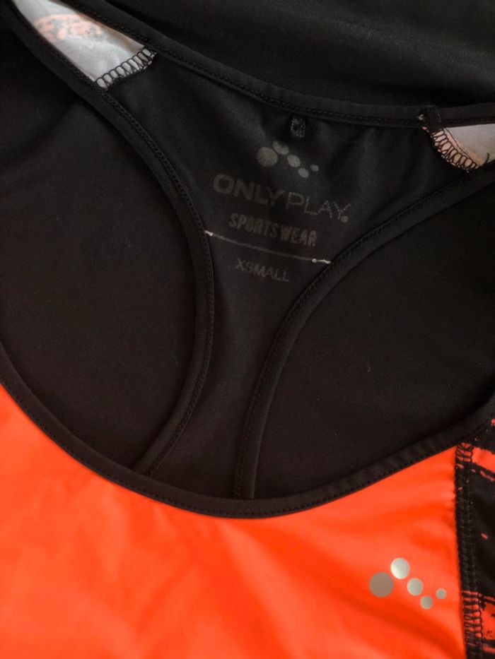 Débardeur ONLY noir et rose - photo numéro 4
