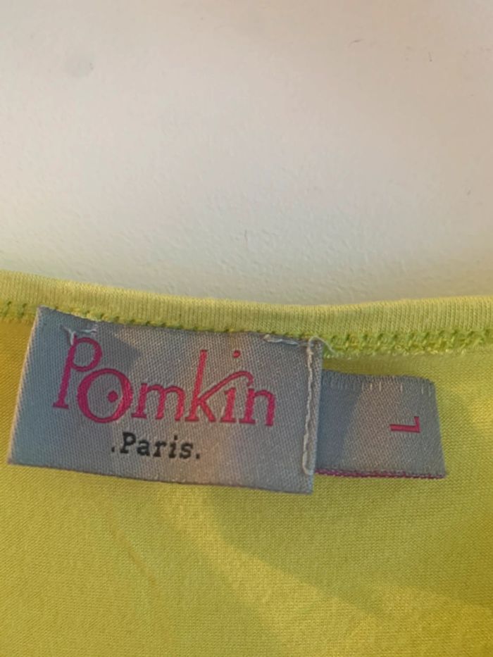 Robe verte pomme anis maternité allaitement - photo numéro 2