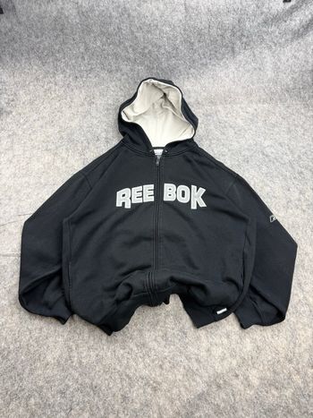 Sweat-Shirt Hoodie Vintage 90’s Noir Reebok S