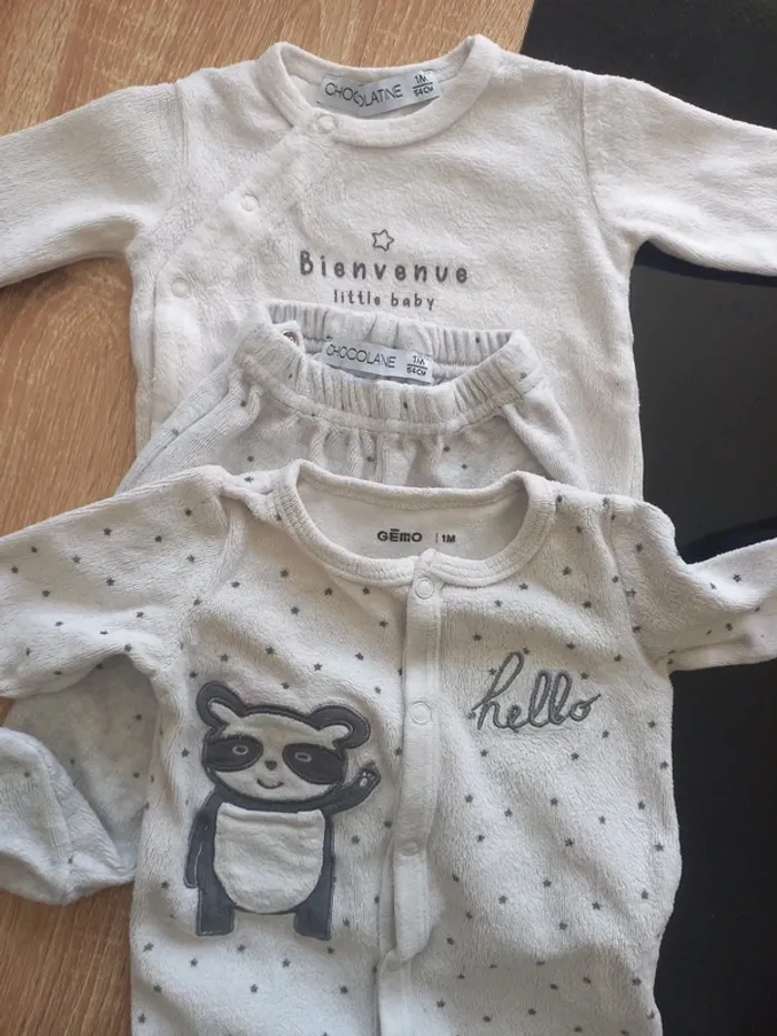 Pyjamas bébé 1 mois - photo numéro 4