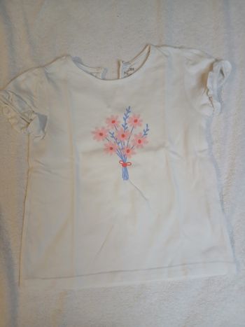 Tee shirt fille 18 mois kiabi