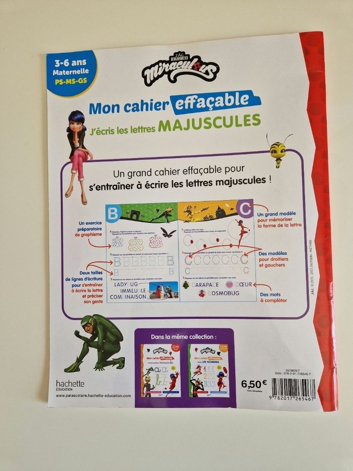 Lot de 5  cahiers Miraculous - photo numéro 3