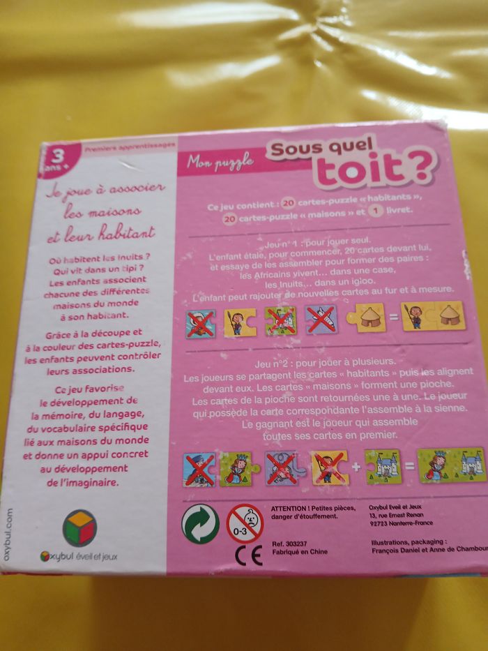 mon puzzle sous quel toit ?des 3 ans - photo numéro 2