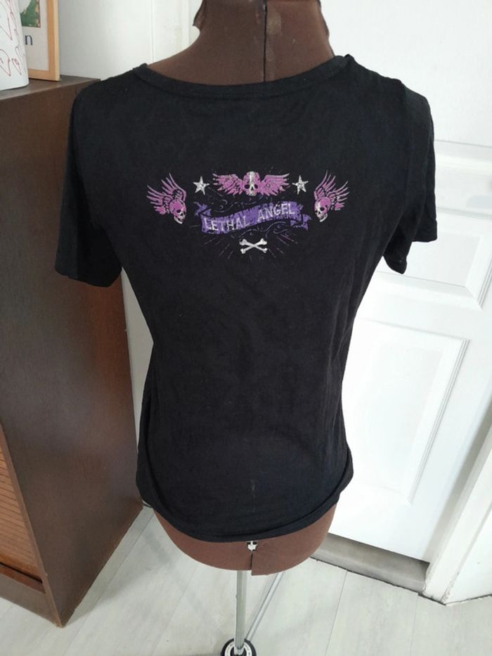 Tee short lethal angel - photo numéro 3